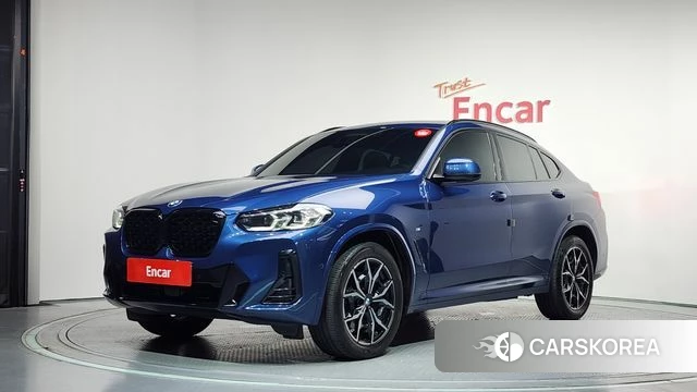 BMW X4 (G02) 2022 Синий из Кореи