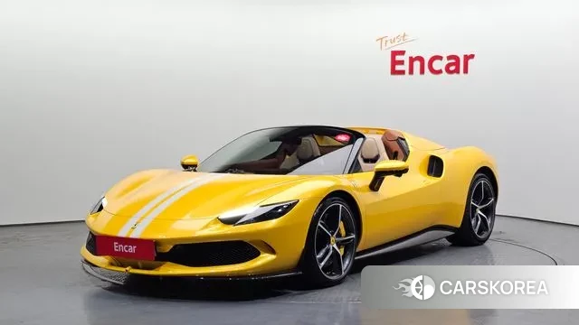 Ferrari 296 GTS 2024 Желтый из Кореи