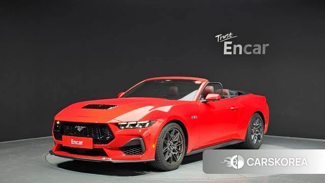 Ford Mustang 7th Generation 2024 Красный из Кореи