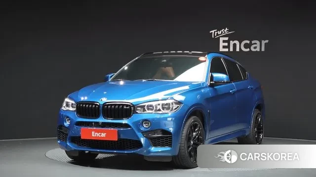 BMW X6M (F16) 2018 Синий из Кореи
