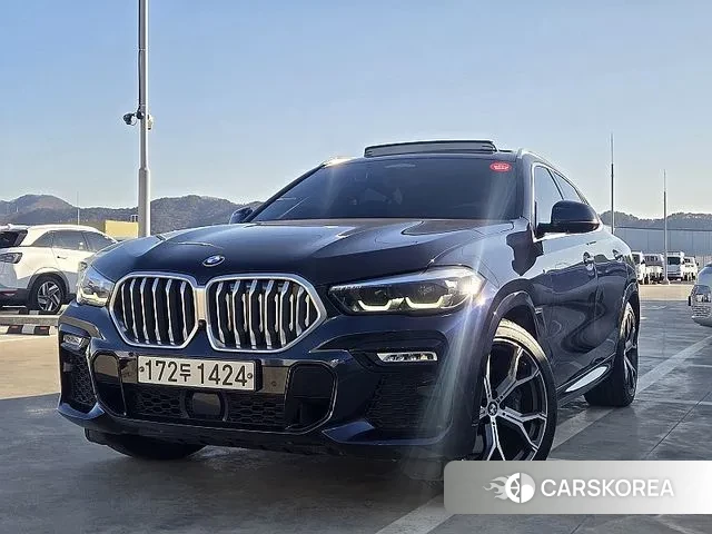 BMW X6 (G06) 2020 Синий из Кореи