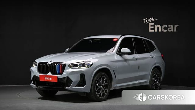 BMW X3 (G01) 2022 Серебристо-серый из Кореи