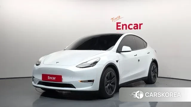 Tesla Model Y 2021 Белый из Кореи