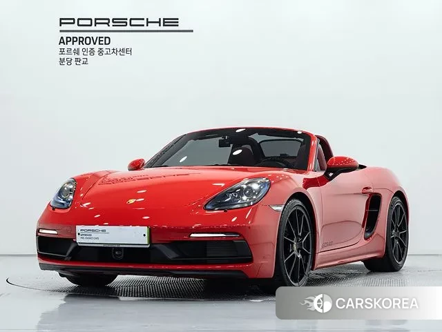 Porsche 718 Boxster 2024 Красный из Кореи