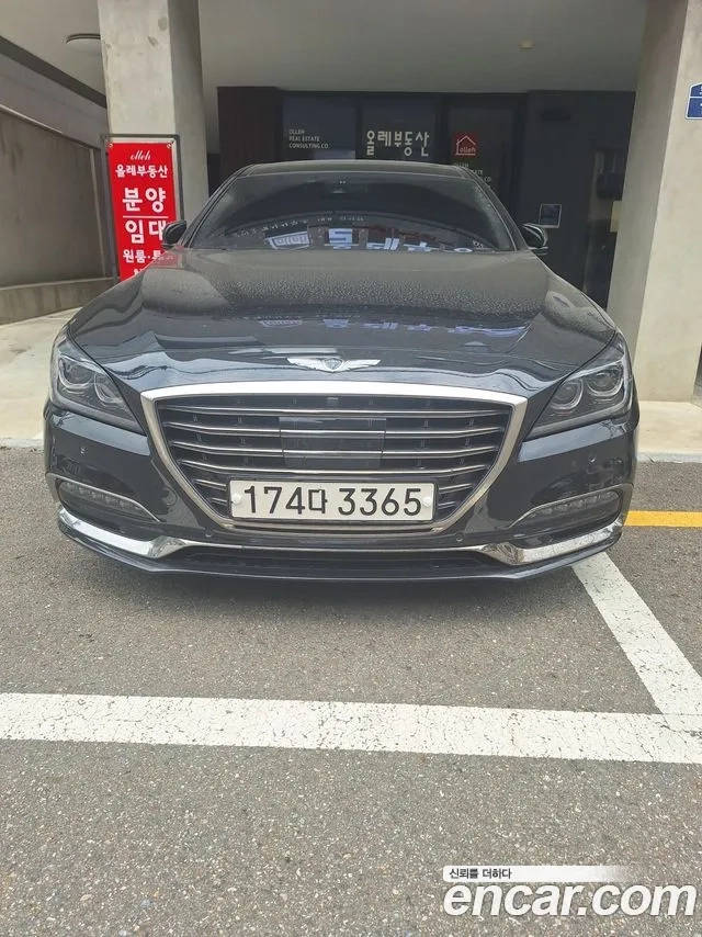 Genesis G80 2018 Черный из Кореи