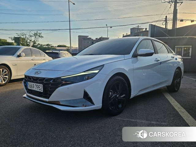 Hyundai Avante (CN7) 2022 Белый из Кореи