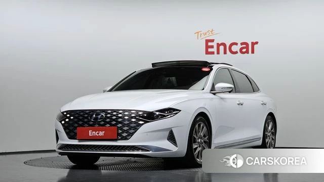 Hyundai The New Grandeur IG Hybrid 2020 Белый из Кореи