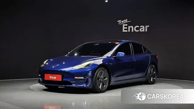 Tesla Model 3 2022 Синий из Кореи