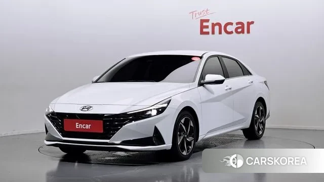 Hyundai Avante (CN7) 2022 Белый из Кореи