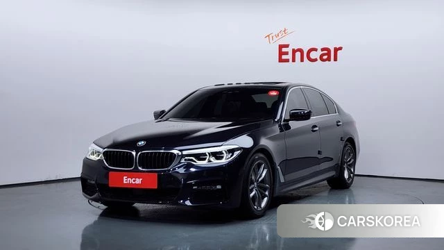 BMW 5 Series (G30) 2018 Черный из Кореи