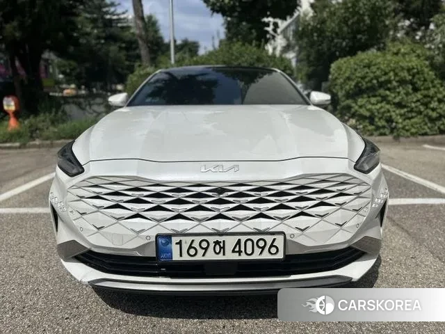 Kia K8 Hybrid 2021 Белый из Кореи