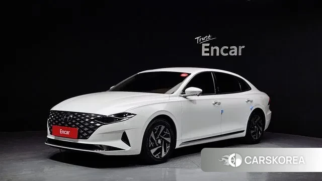 Hyundai The New Grandeur IG Hybrid 2021 Белый из Кореи