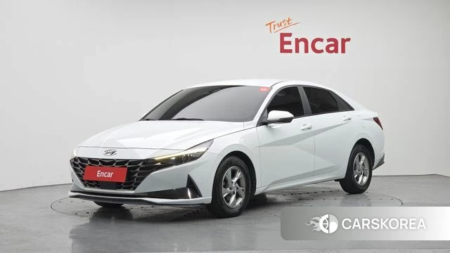 Hyundai Avante (CN7) 2020 Белый из Кореи