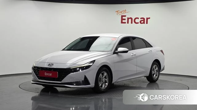 Hyundai Avante (CN7) 2021 Белый из Кореи