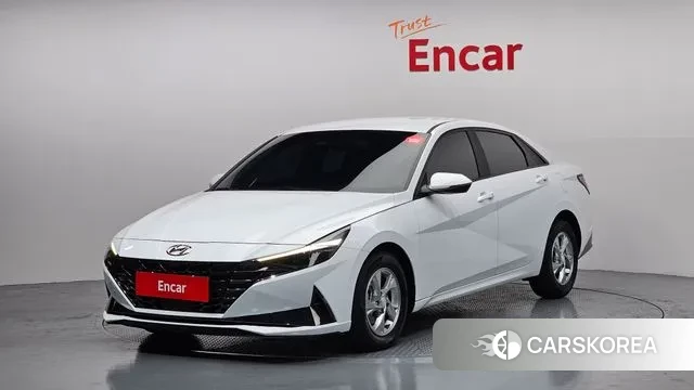 Hyundai Avante (CN7) 2020 Белый из Кореи