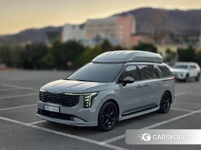 Kia The New Carnival 4th Generation 2024 Серебристо-серый из Кореи