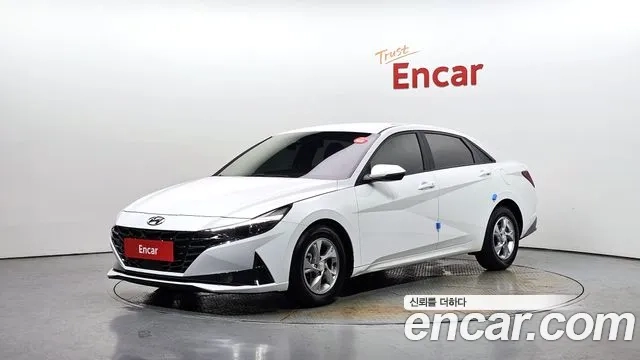 Hyundai Avante (CN7) 2020 Белый из Кореи