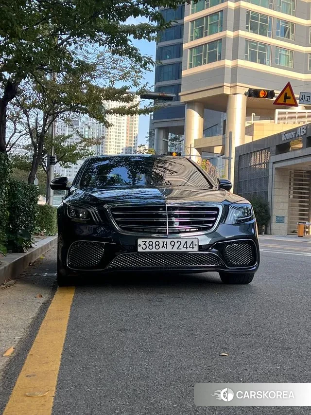 Mercedes-Benz S-Class W222 2018 Серый из Кореи