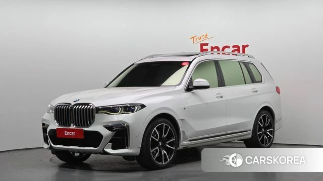 BMW X7 (G07) 2020 Белый из Кореи