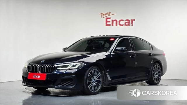 BMW 5 Series (G30) 2022 Черный из Кореи