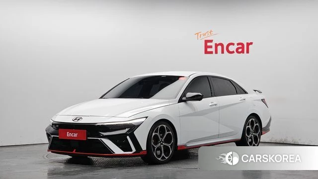 Hyundai The New Avante (CN7) 2025 Белый из Кореи