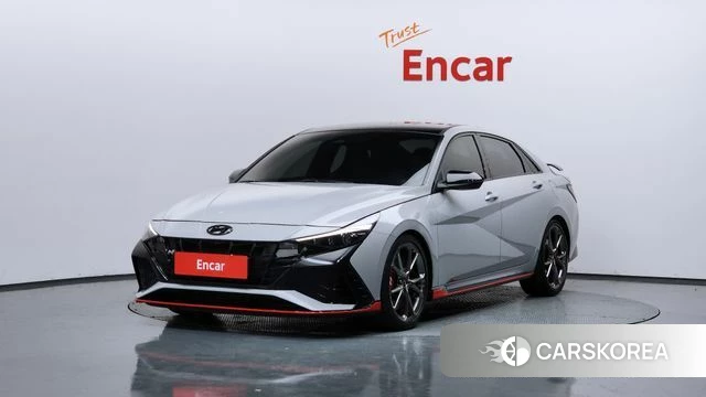 Hyundai Avante (CN7) 2021 Серебристо-серый из Кореи