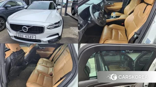 Volvo V90 Cross-Country 2019 Белый из Кореи