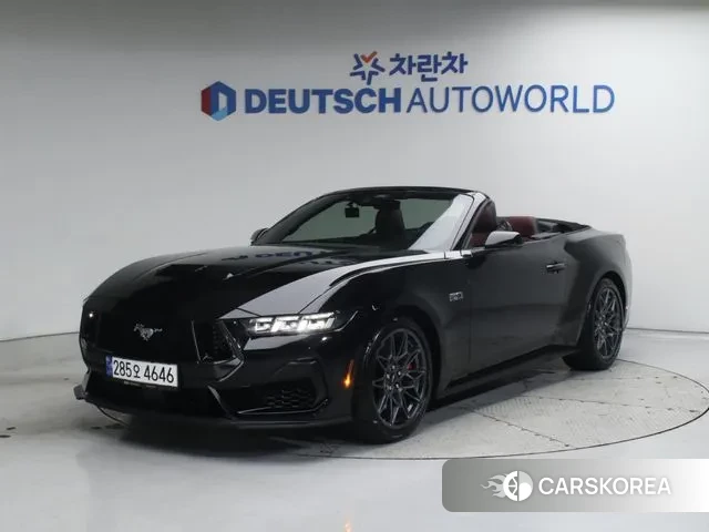 Ford Mustang 7th Generation 2024 Черный из Кореи