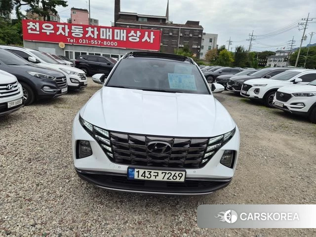 Hyundai Tucson (NX4) 2021 Белый из Кореи