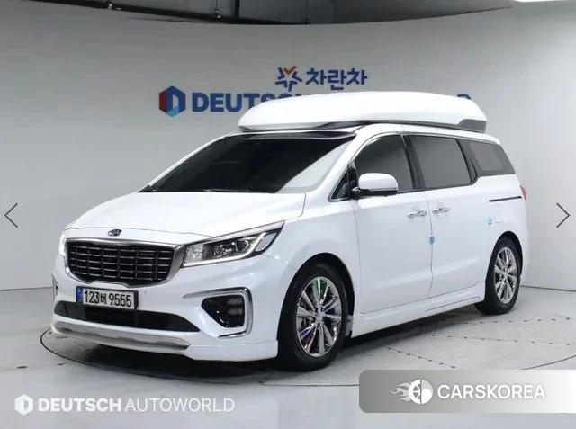Kia The New Carnival 2020 Белый из Кореи