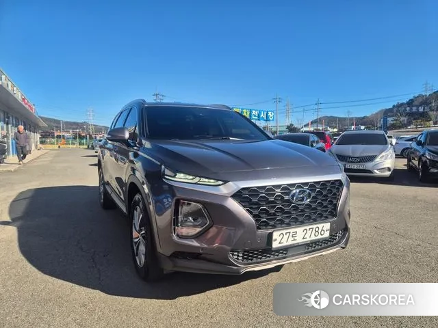 Hyundai Santa Fe TM 2019 Серый из Кореи