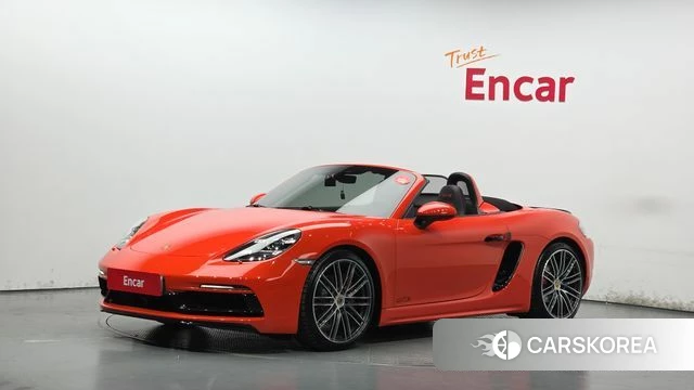 Porsche 718 Boxster 2020 Оранжевый из Кореи