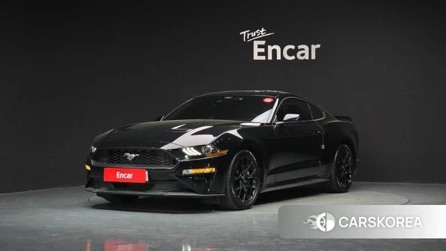 Ford Mustang 2021 Черный из Кореи