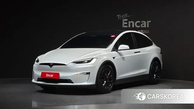 Tesla Model X 2023 Белый из Кореи