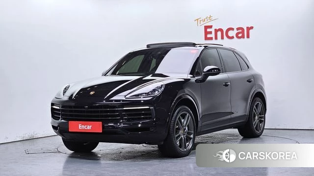 Porsche Cayenne (PO536) 2020 Черный из Кореи