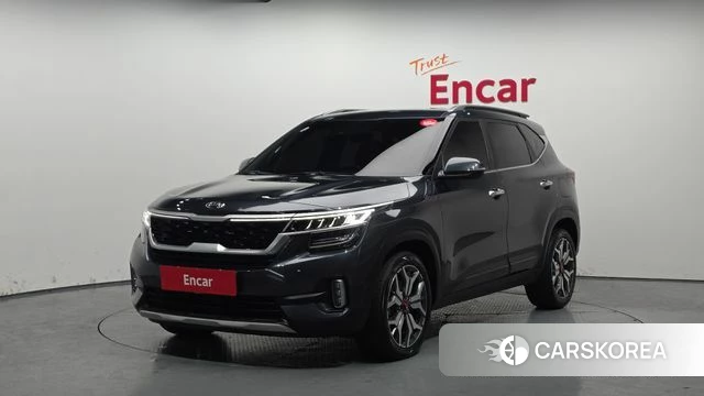 Kia Seltos 2021 Серый из Кореи