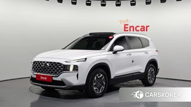 Hyundai The New Santa Fe 2021 Белый из Кореи