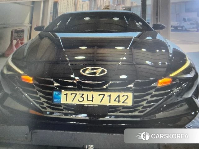 Hyundai Avante (CN7) 2022 Черный из Кореи