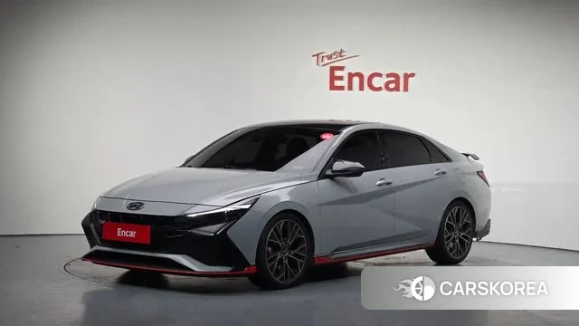 Hyundai Avante (CN7) 2022 Серебряный из Кореи