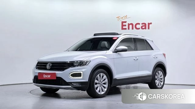 Volkswagen T-Roc 2021 Белый из Кореи