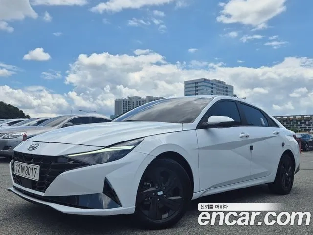 Hyundai Avante (CN7) 2022 Белый из Кореи