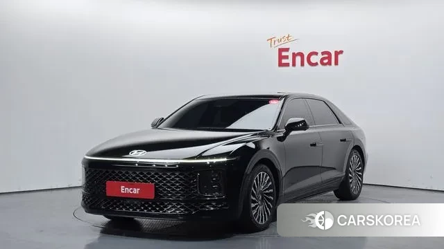 Hyundai Grandeur Hybrid (GN7) 2023 Черный из Кореи