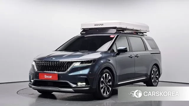 Kia Carnival 4th generation 2021 Небесно-голубой из Кореи