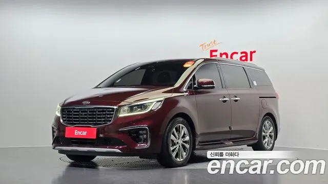 Kia The New Carnival 2019 Красный из Кореи