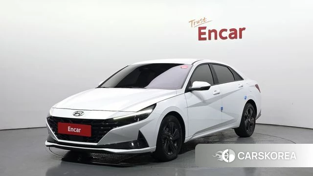 Hyundai Avante (CN7) 2022 Белый из Кореи