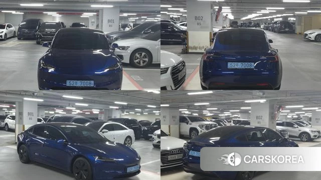 Tesla Model 3 2025 Синий из Кореи
