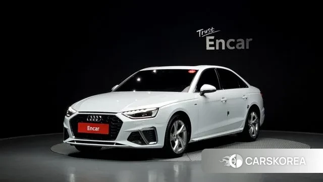 Audi A4 (B9) 2021 Белый из Кореи