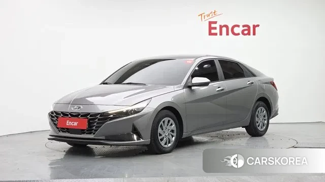 Hyundai Avante (CN7) 2021 Серебристо-серый из Кореи