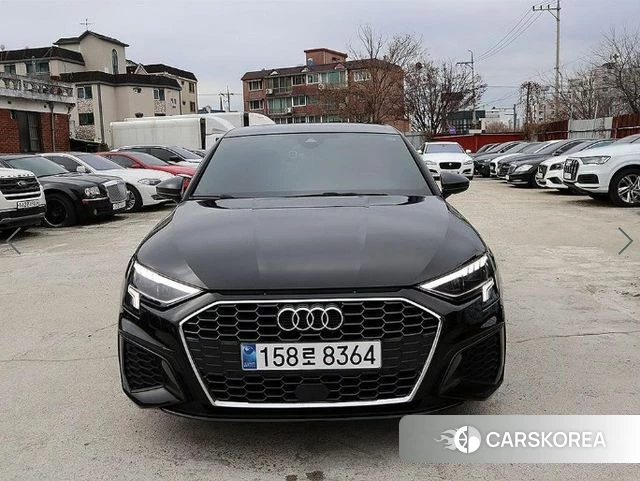 Audi A3 (8Y) 2022 Черный из Кореи