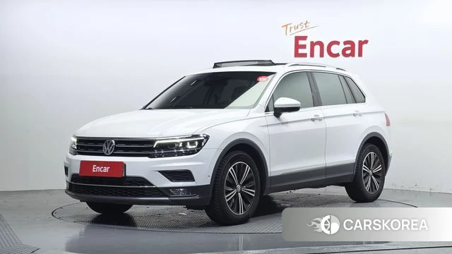 Volkswagen Tiguan second Generation 2020 Белый из Кореи
